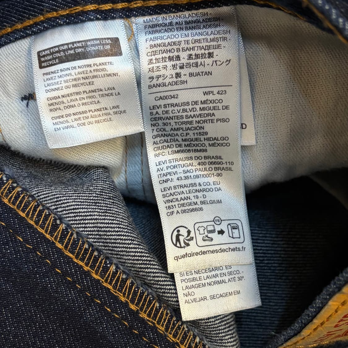 새상품급 미국 빈티지 리바이스 517 진청 부츠컷 청바지 데님팬츠 상품이미지4