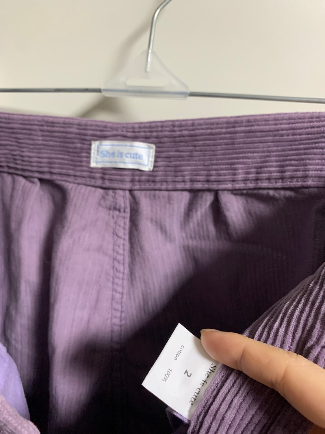 쉬이즈큐트 앤디숏츠 브라운, 퍼플 2사이즈 일괄 상품이미지5