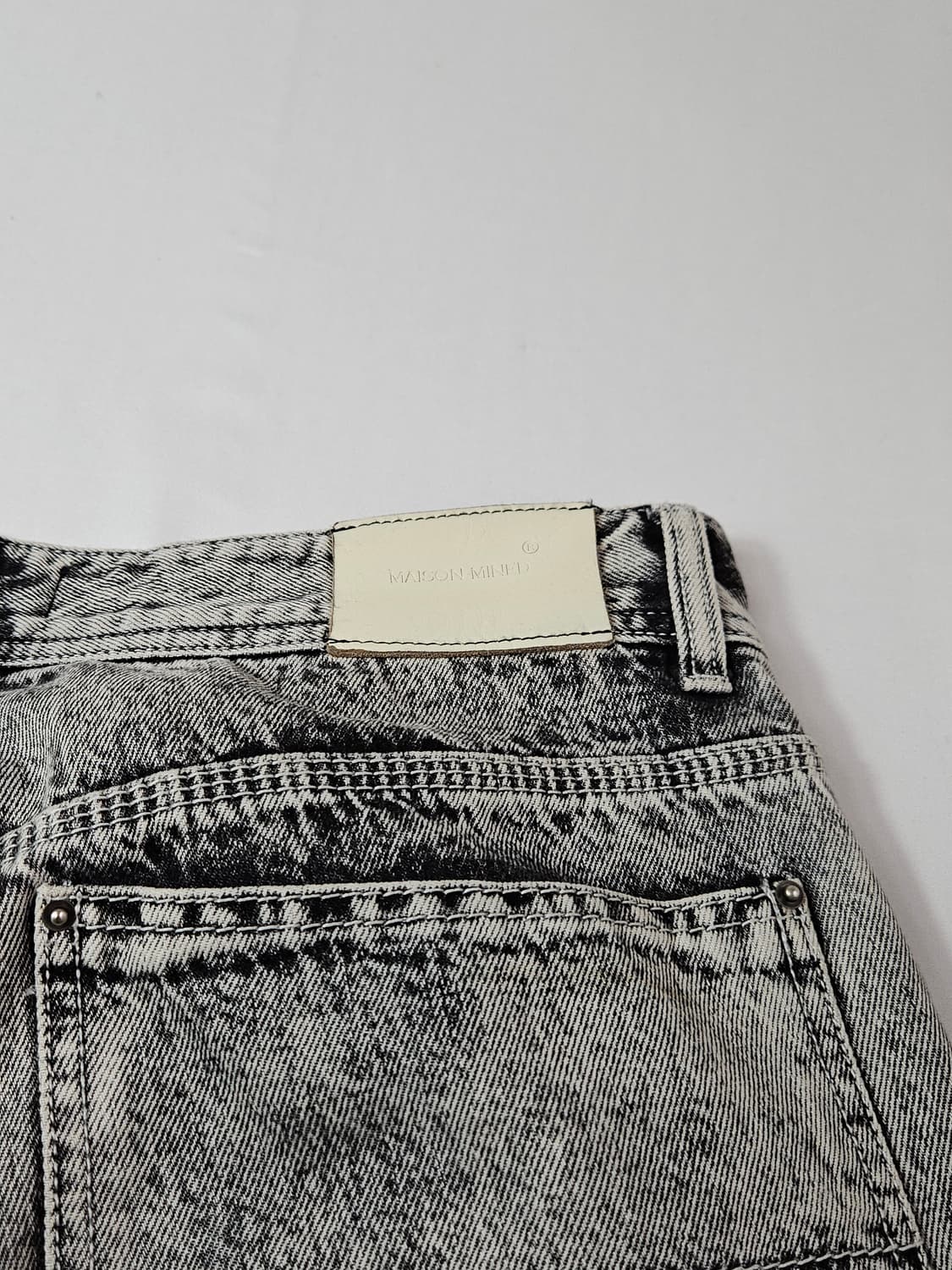 메종미네드 카펜더 스톤워싱 데님팬츠 청바지 50 상품이미지3