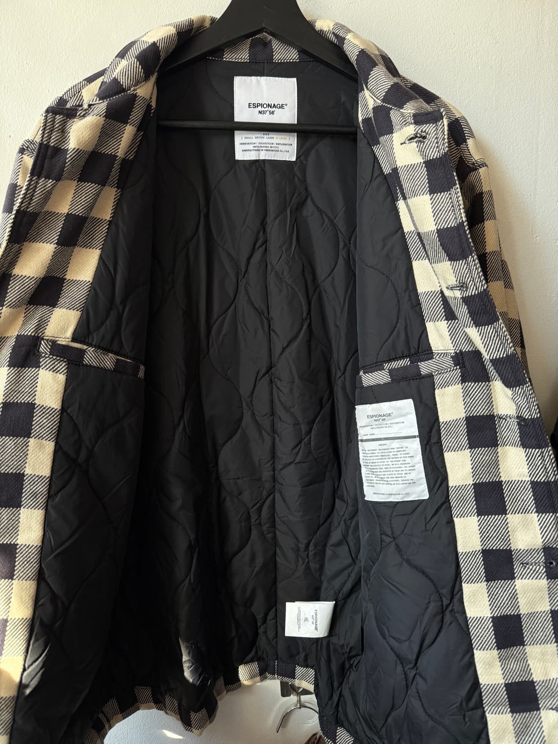 에스피오나지 Hale Padded Coverall Jacket XL 상품이미지2