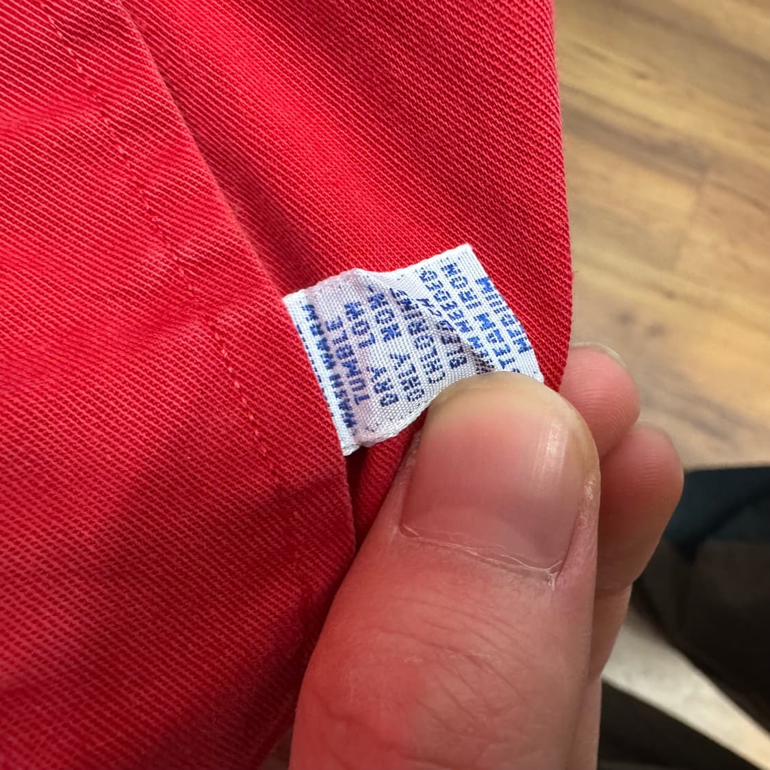 폴로 랄프로렌 솔리드 긴팔 셔츠 네이비 포니 포인트 레드 상품이미지7