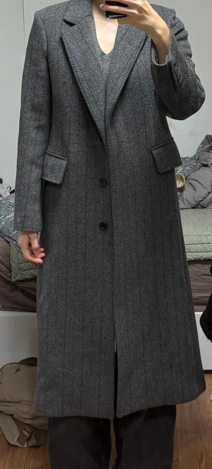 럭키슈에뜨  스트라이프 코트 상품이미지4