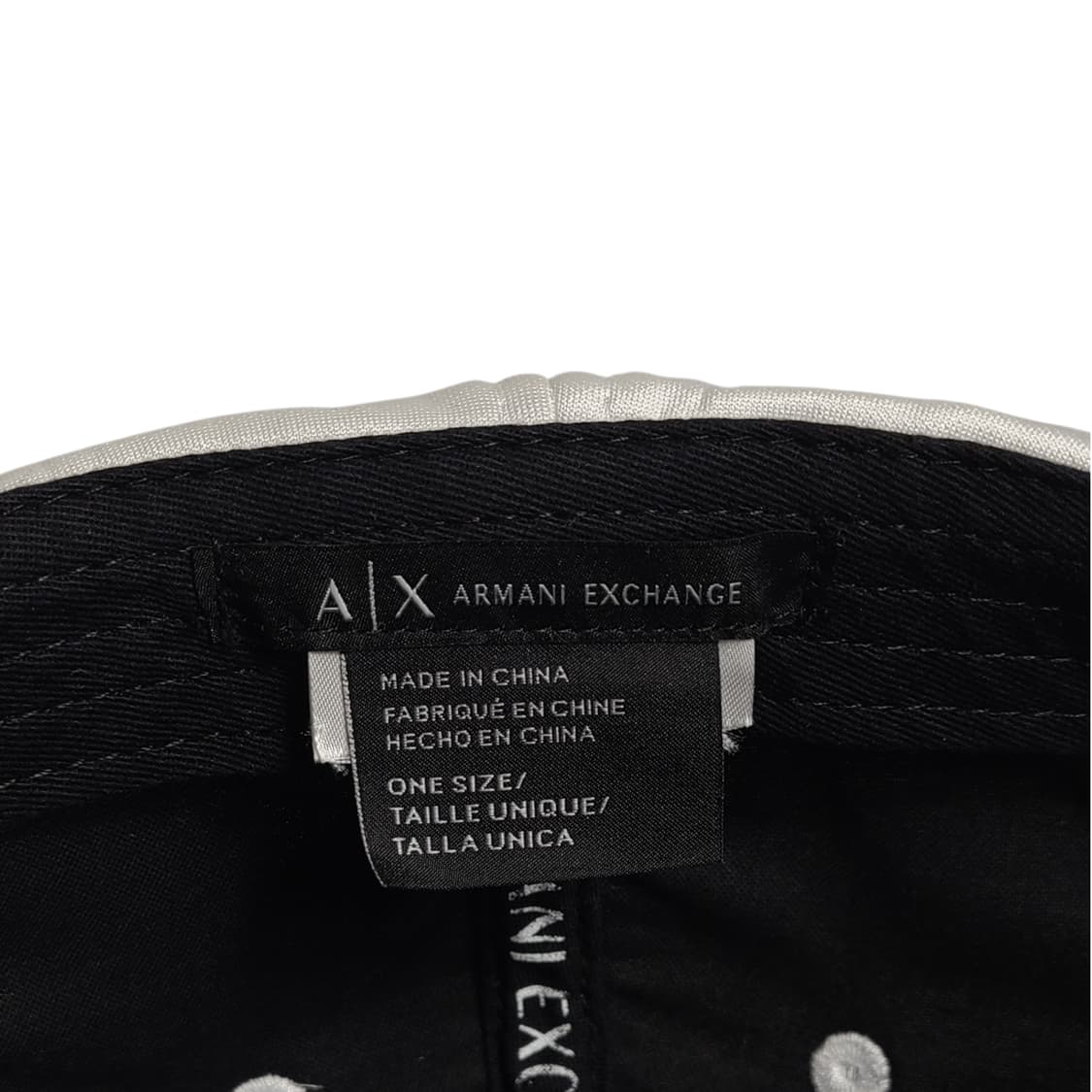 AX) 알마니 익스체인지 AX 서클 로고 그래픽 볼캡 상품이미지5