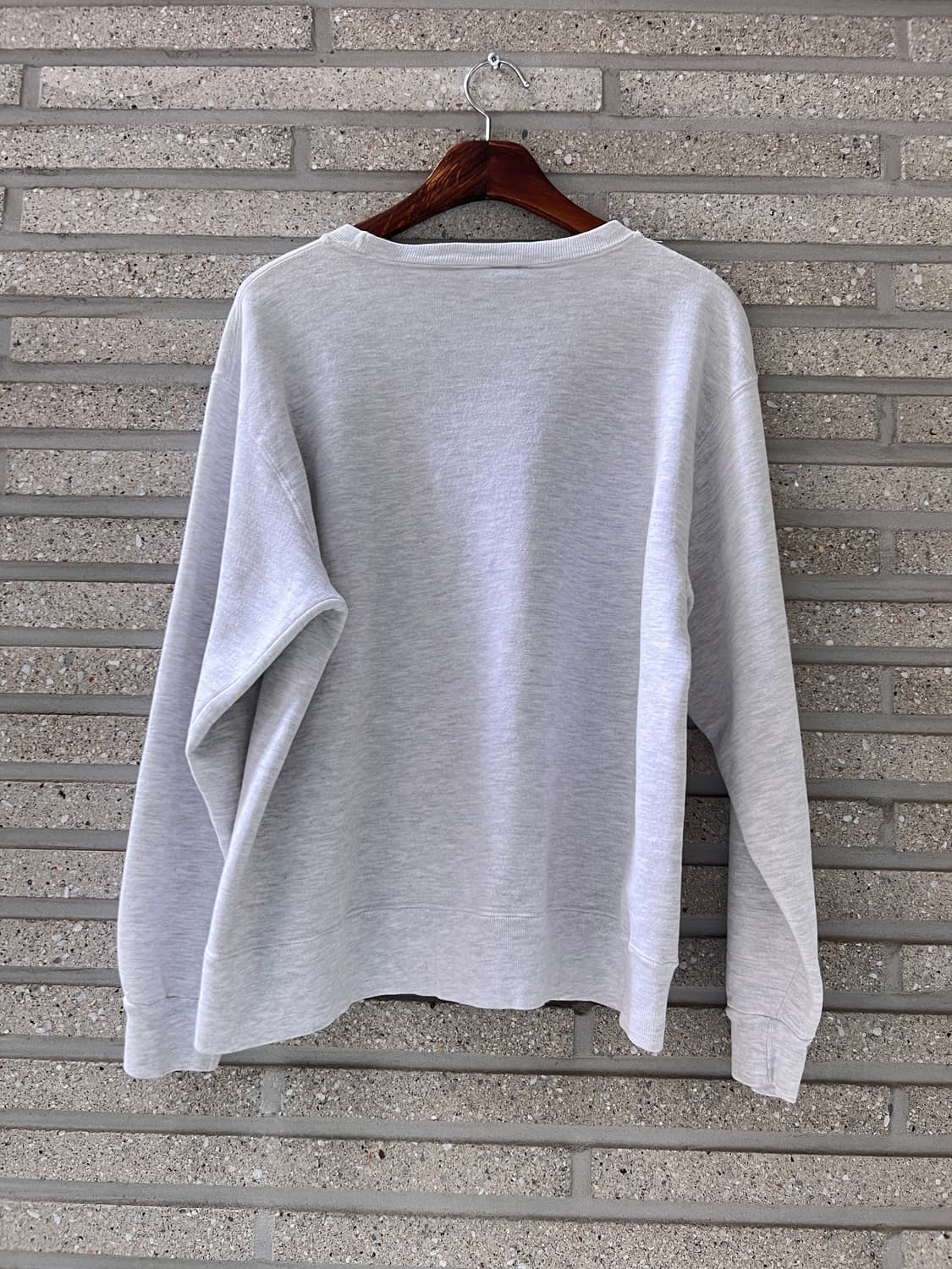 [XL]90's 챔피온 USA Made 풋볼 팀 프린팅 멜란지 스웻셔츠 상품이미지5