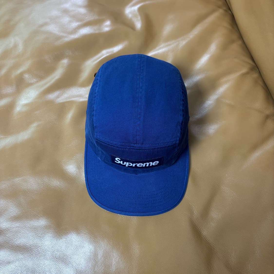 Supreme 슈프림 24fw 워시드 네이비 캠프캡 모자 (Navy) 상품이미지6