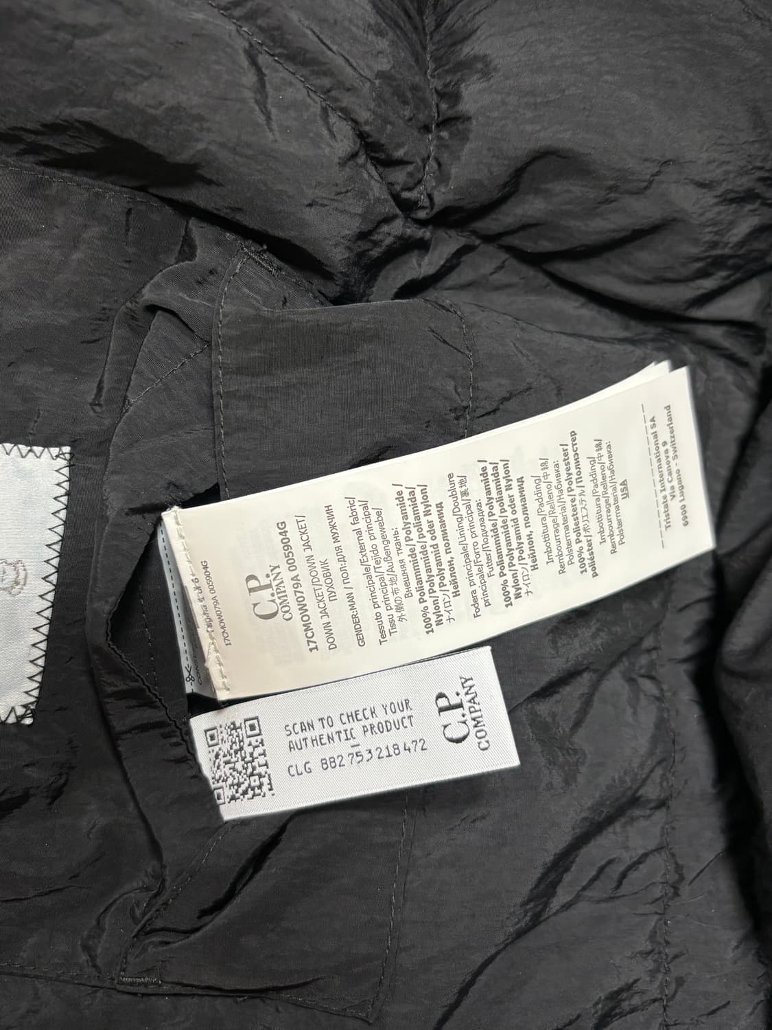 CP컴퍼니 고글 에코 크롬 R 패딩 L 상품이미지7