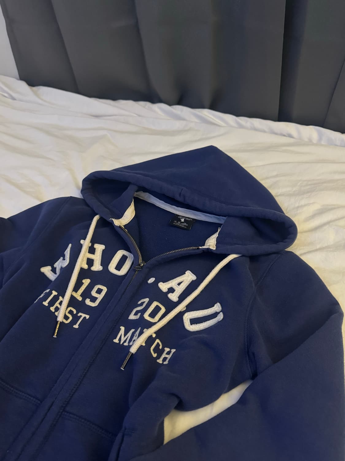 후아유 네이비 후드집업 M  상품이미지2