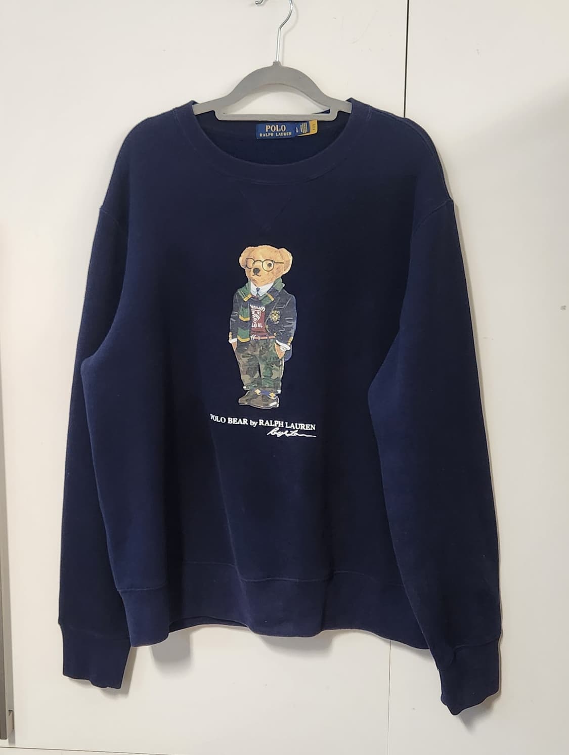 폴로랄프로렌 신형 베어 기모 맨투맨 L (100-105) 상품이미지2