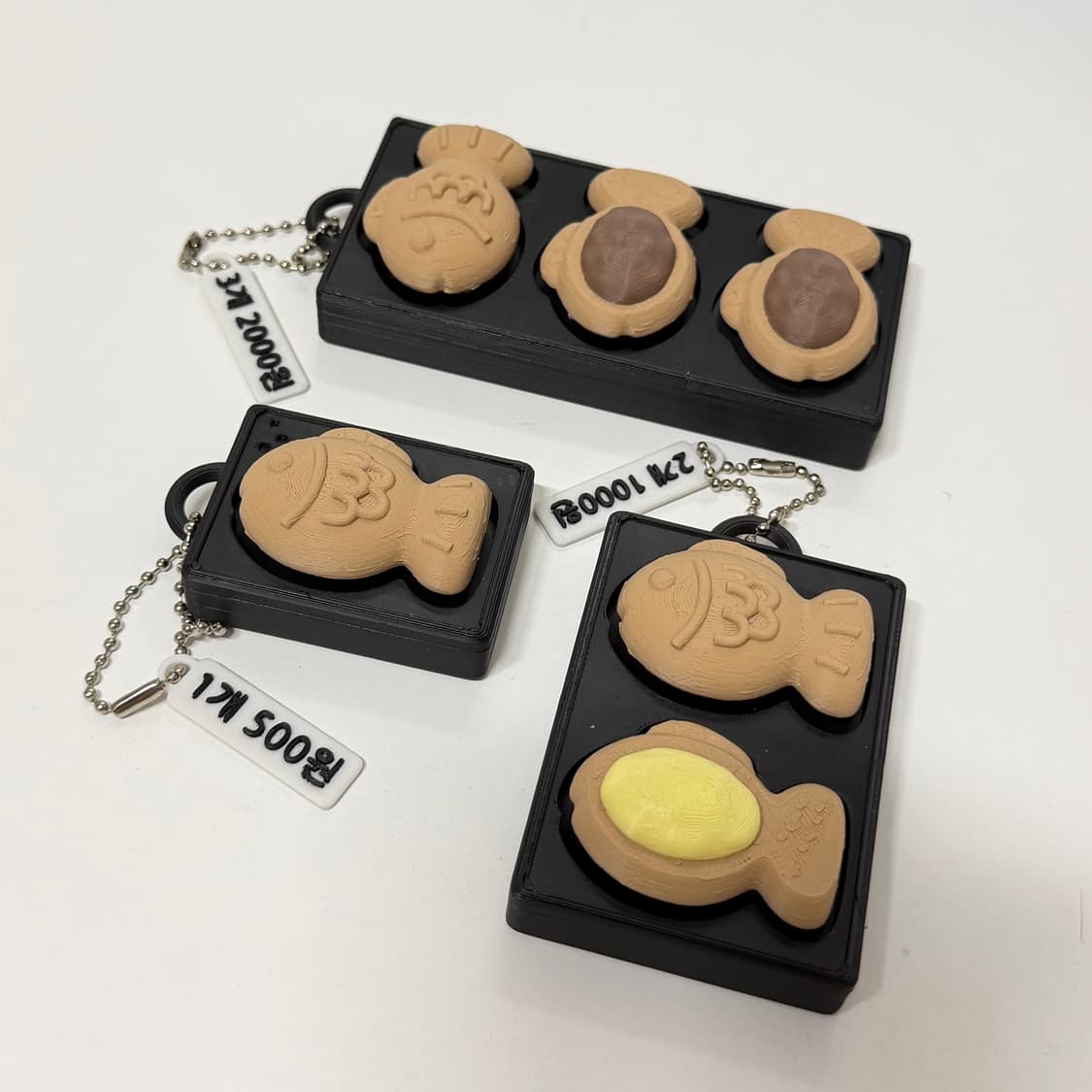 새상품 나만의 붕어빵 클리커 클릭커 키캡 키링 피젯토이 상품이미지1