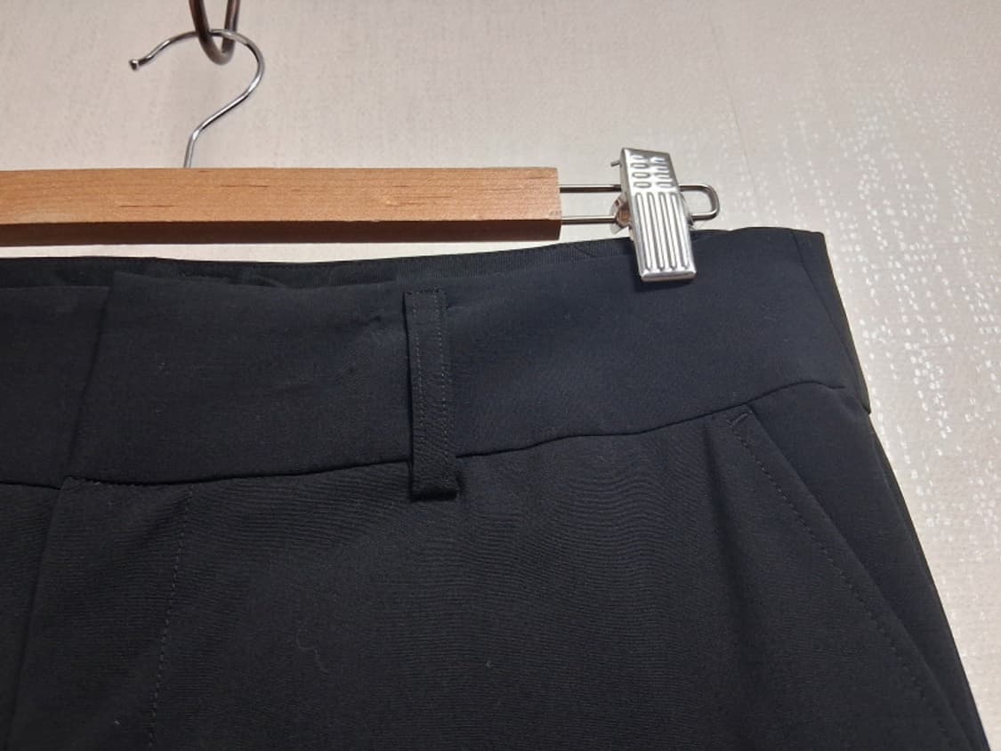 일본수입빈티지 COMME CA  DU MODE 여성 검정 순모 와이드팬츠 상품이미지4