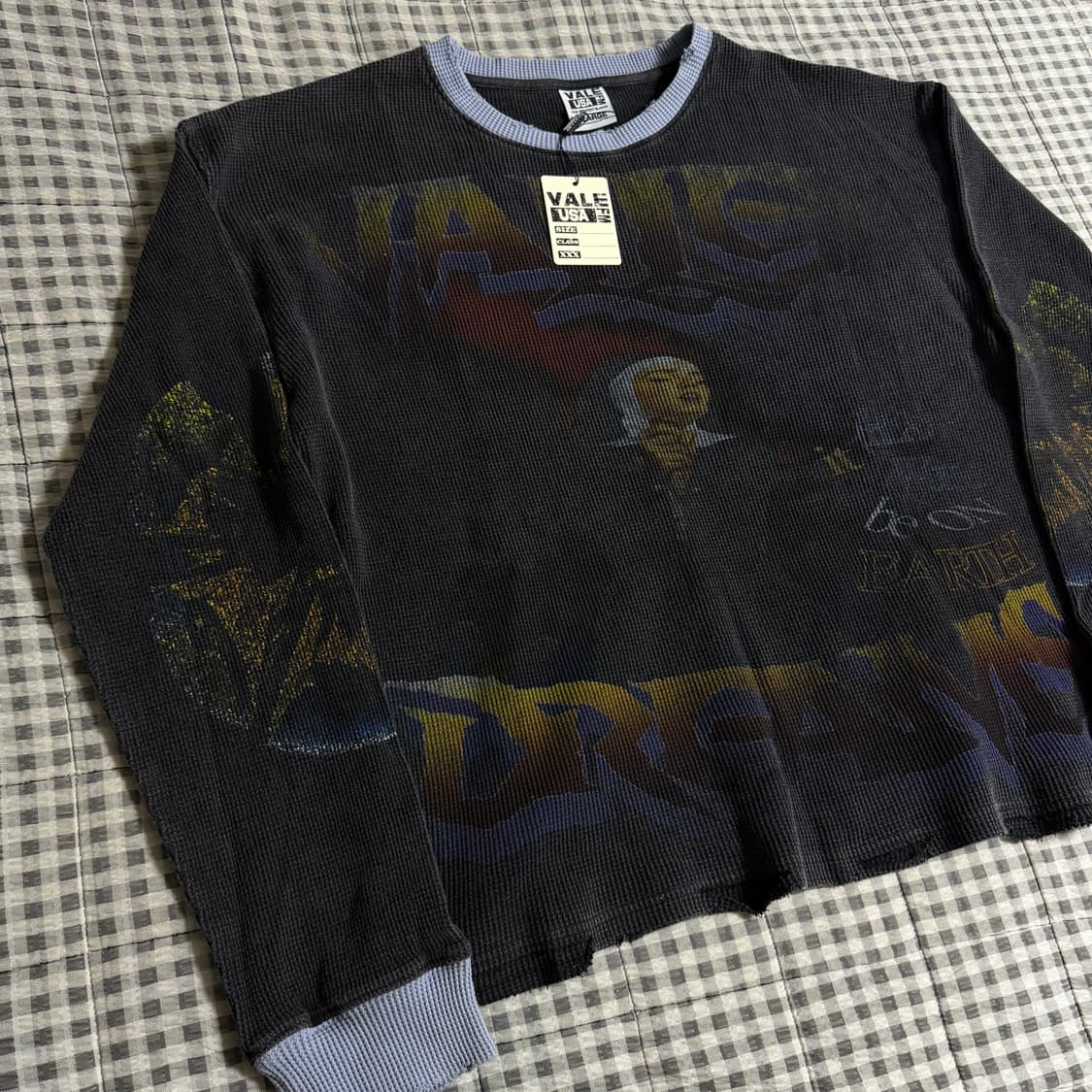 Vale WRATH OF FAITH THERMAL 빈티지 니트 긴팔티 상품이미지3