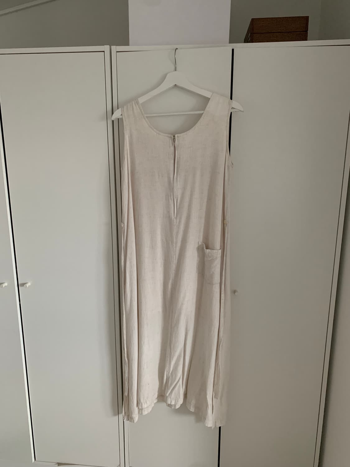 린넨 에이프런 원피스 상품이미지3