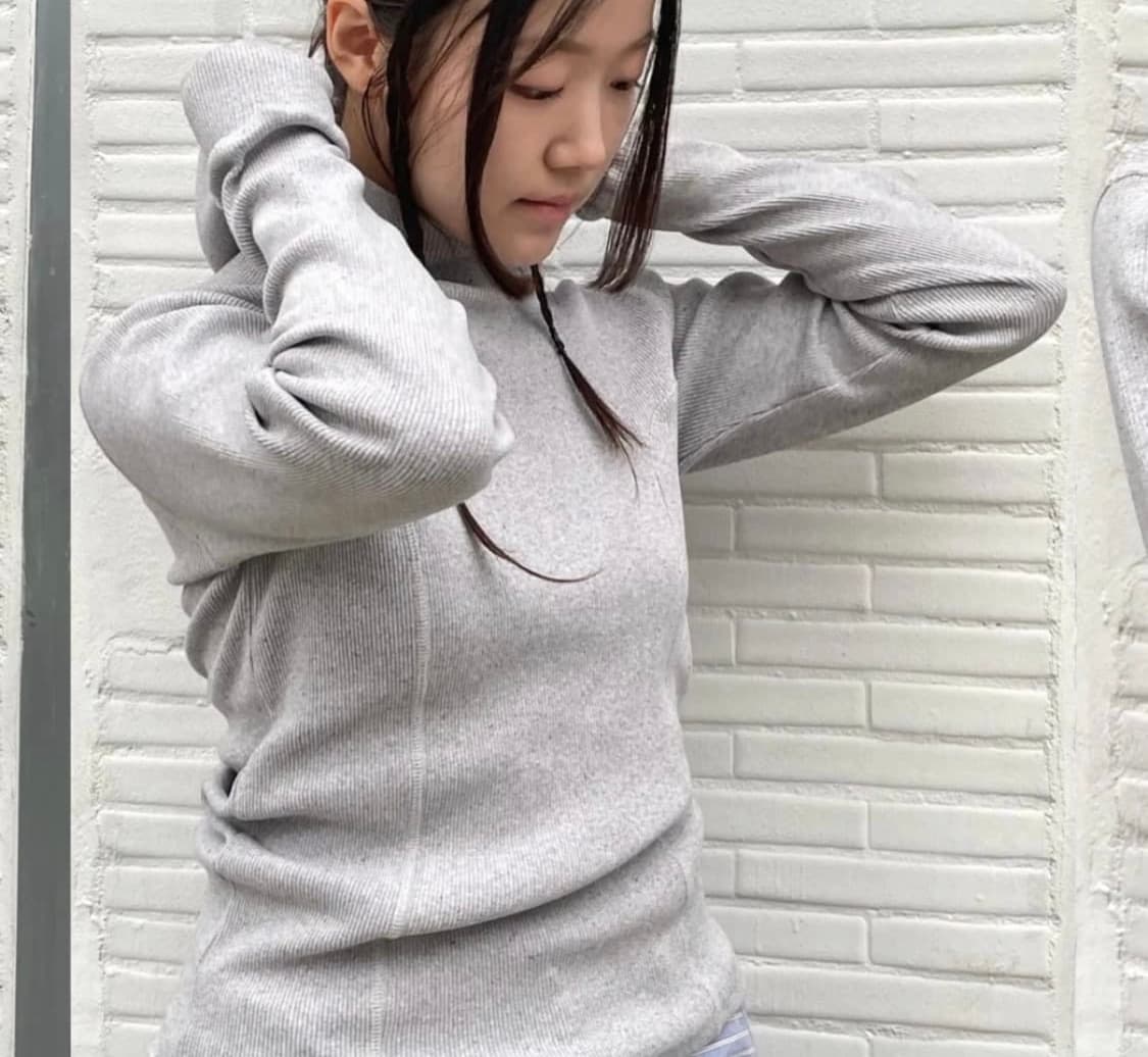 Hanifa hoodie in Grey Melange 하니파 후디 상품이미지3