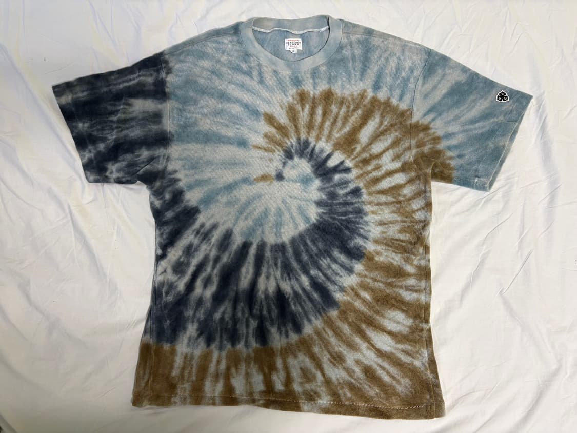 헤리티지플로스 타월 짐 타이다이 티셔츠 S 상품이미지1