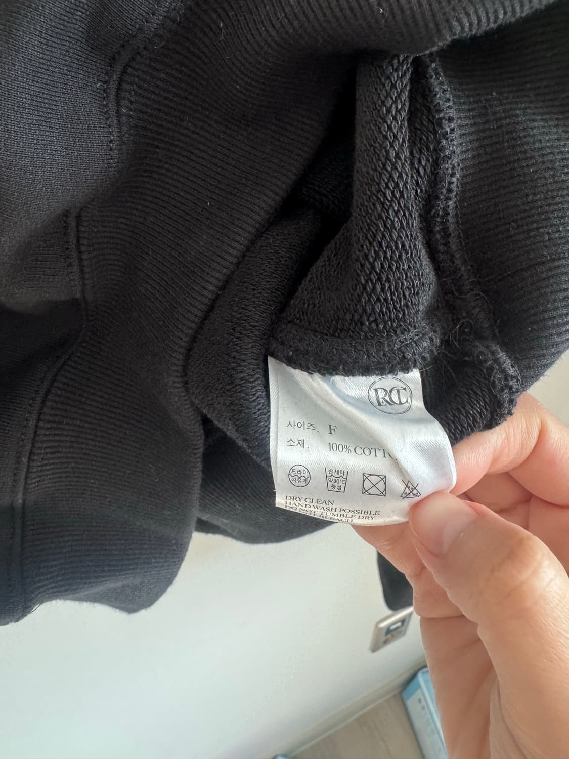 렉토 RC로고 맨투맨 상품이미지3