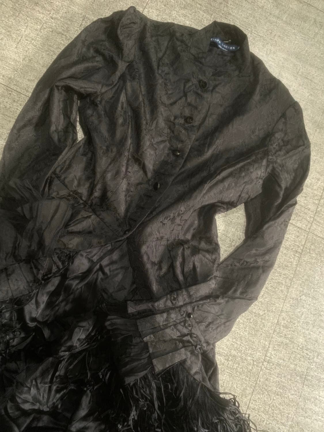 Polo 폴로랄프로렌 핀터깔y2k 달천깔페어리 라떼갸루 귀족샤깃털원피스 상품이미지2