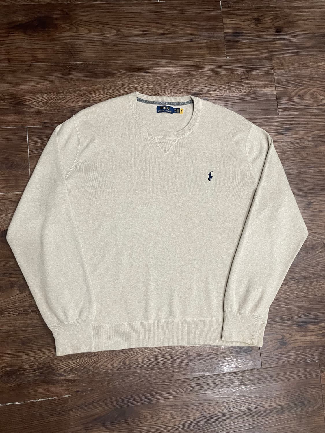 폴로 랄프로렌 오트밀 니트 스웨터 상품이미지3