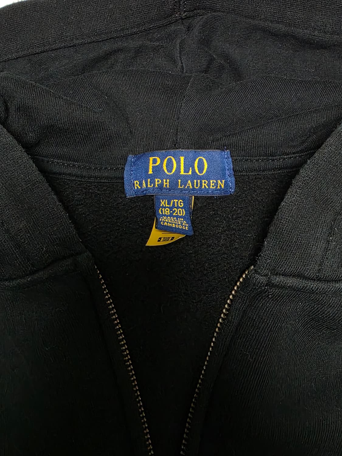 폴로 랄프로렌 블랙 보이즈 후드집업 보이즈 XL 여성 55 상품이미지3