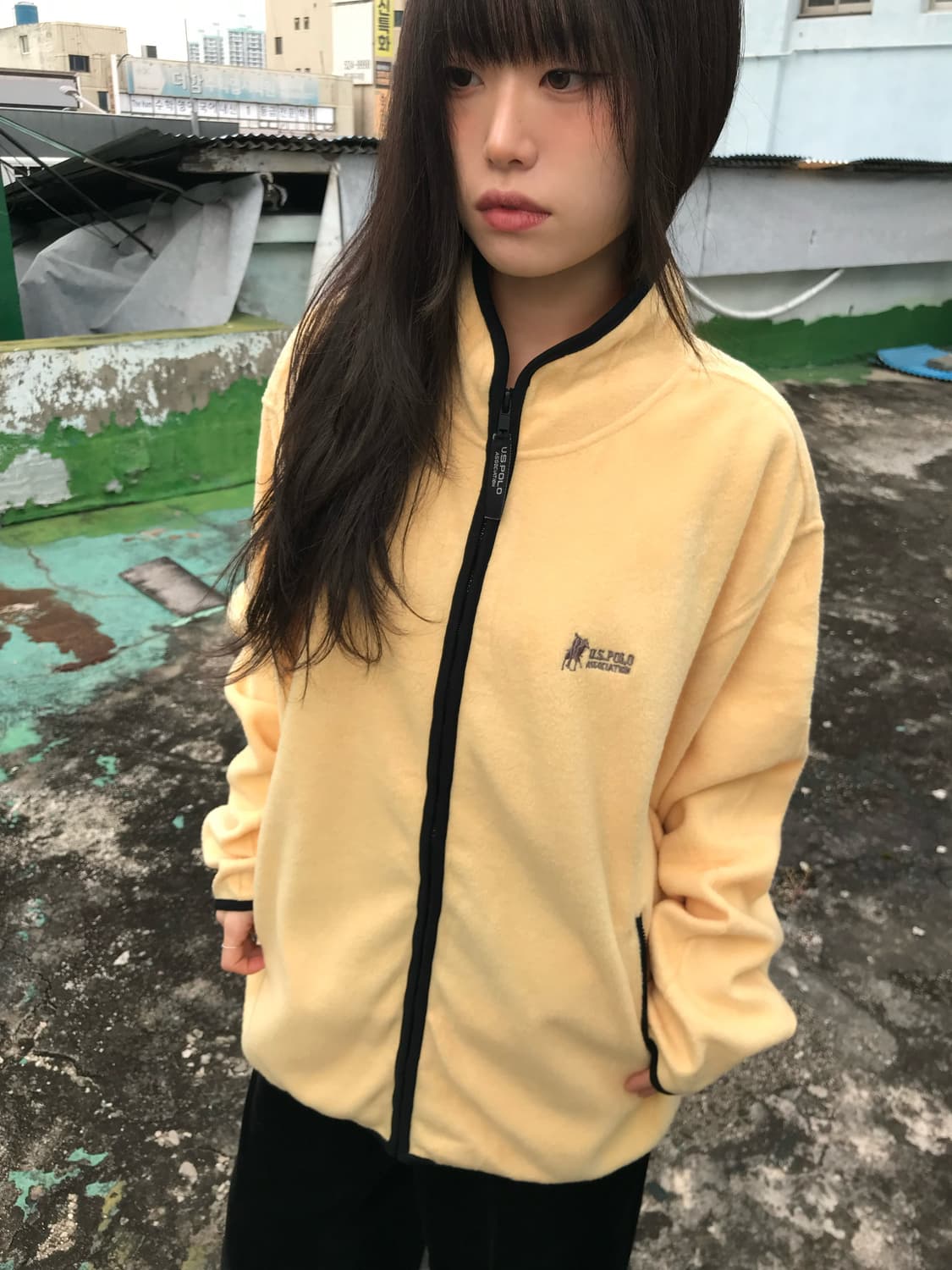 U.S.POLO 버터옐로우 플리스 상품이미지8