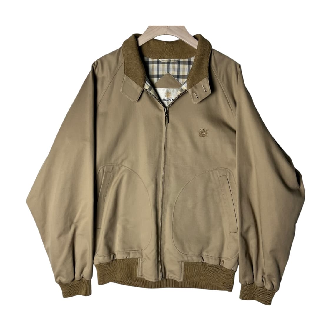 [Aquascutum] 아쿠아스큐텀 코튼 헤링턴자켓 상품이미지1