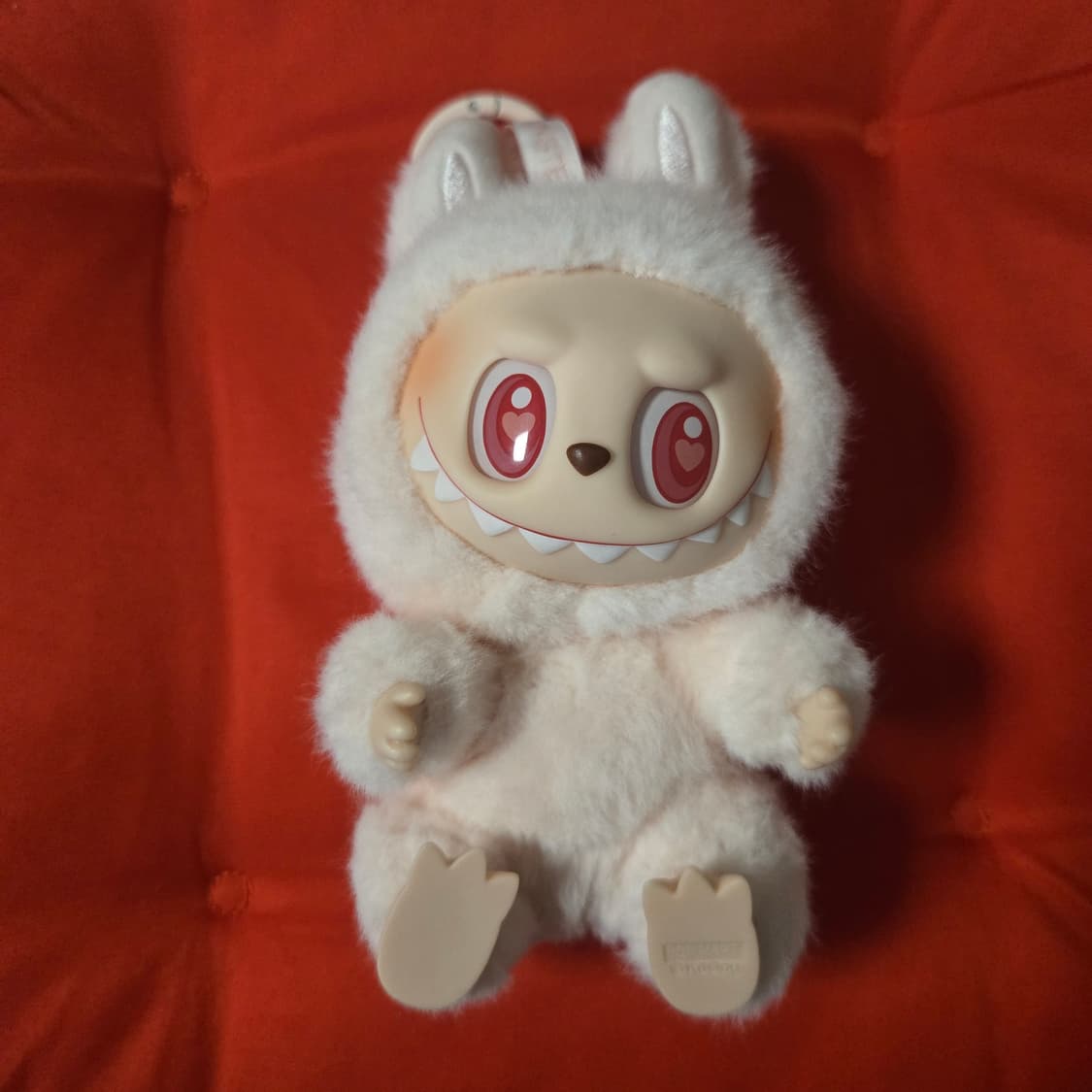 정품)팝마트 라부부 나랑 같이 놀자 인형 시리즈 다다 키링(부끄부끄) 상품이미지3