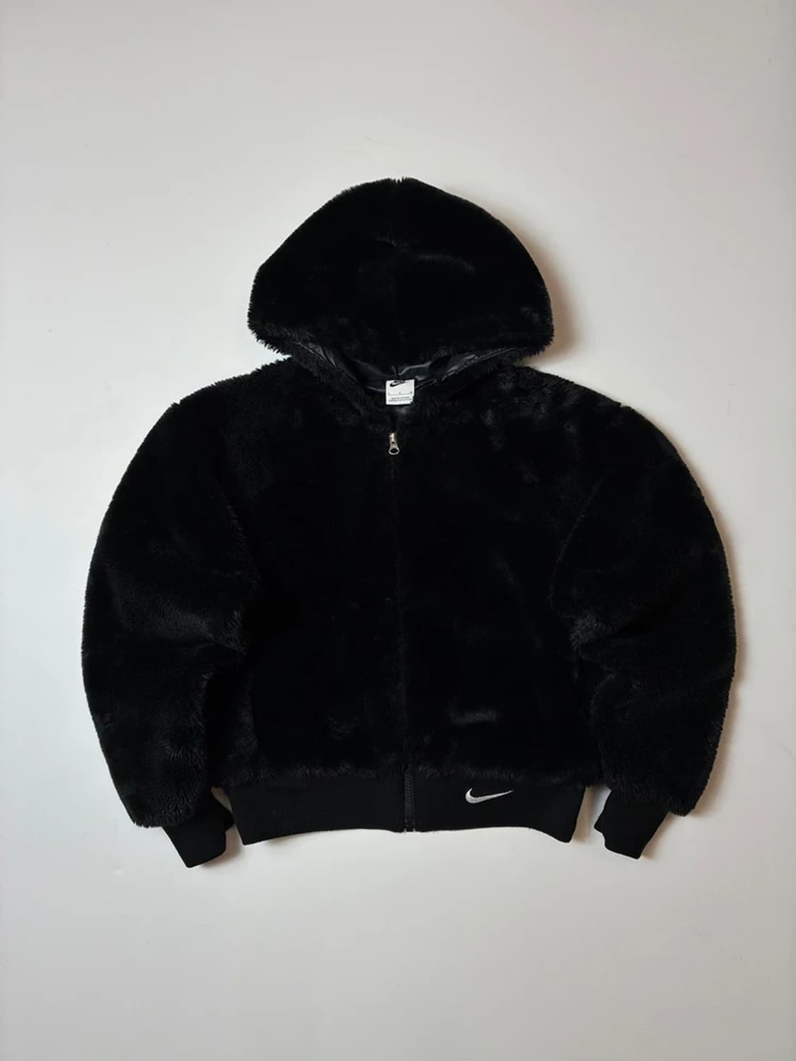 나이키 22FW 에센셜 페이크 퍼 빅로고 후디 집업 PN8658 상품이미지3