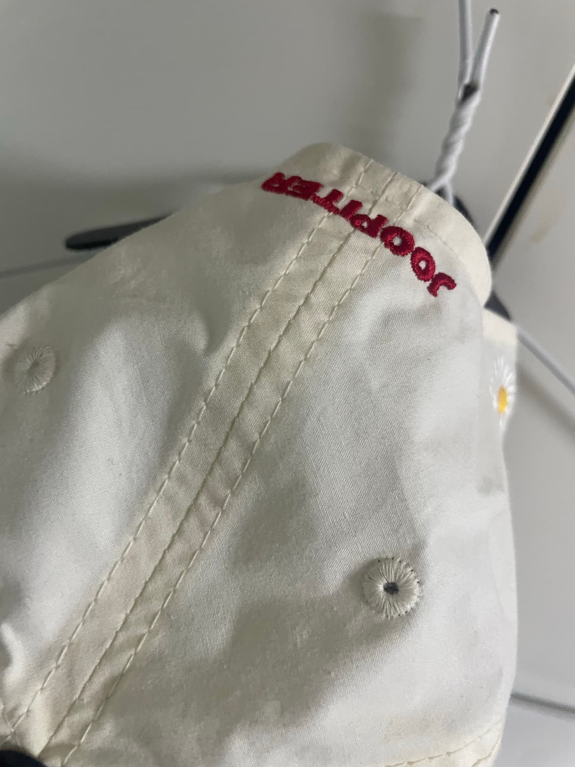 피스마이너스원 x 주피터 파이브 패널 베이스볼 캡 화이트 상품이미지3