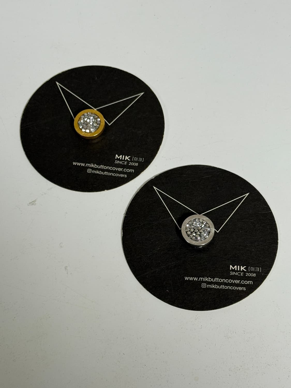 미크 버튼커버 (골드, 실버) 상품이미지2
