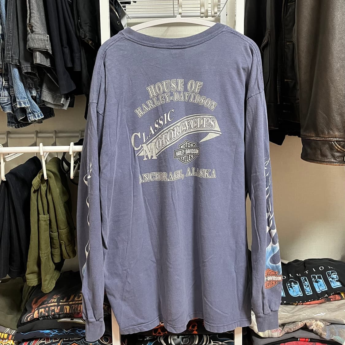 Harley Davidson Flame Pocket Long Sleeve 상품이미지2