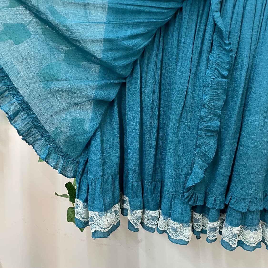 엑시즈팜 택달린 새상품 페어리 히메갸루 틸 레이스 프릴 스커트 상품이미지4