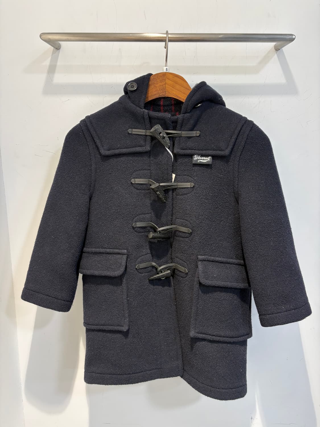 글로버올 메이드 인 잉글랜드 울 더플 코트 상품이미지3