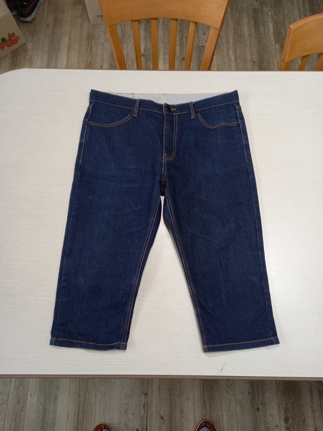 36 FEPL JEANS 스판 데님반바지 진청 36-446 상품이미지1