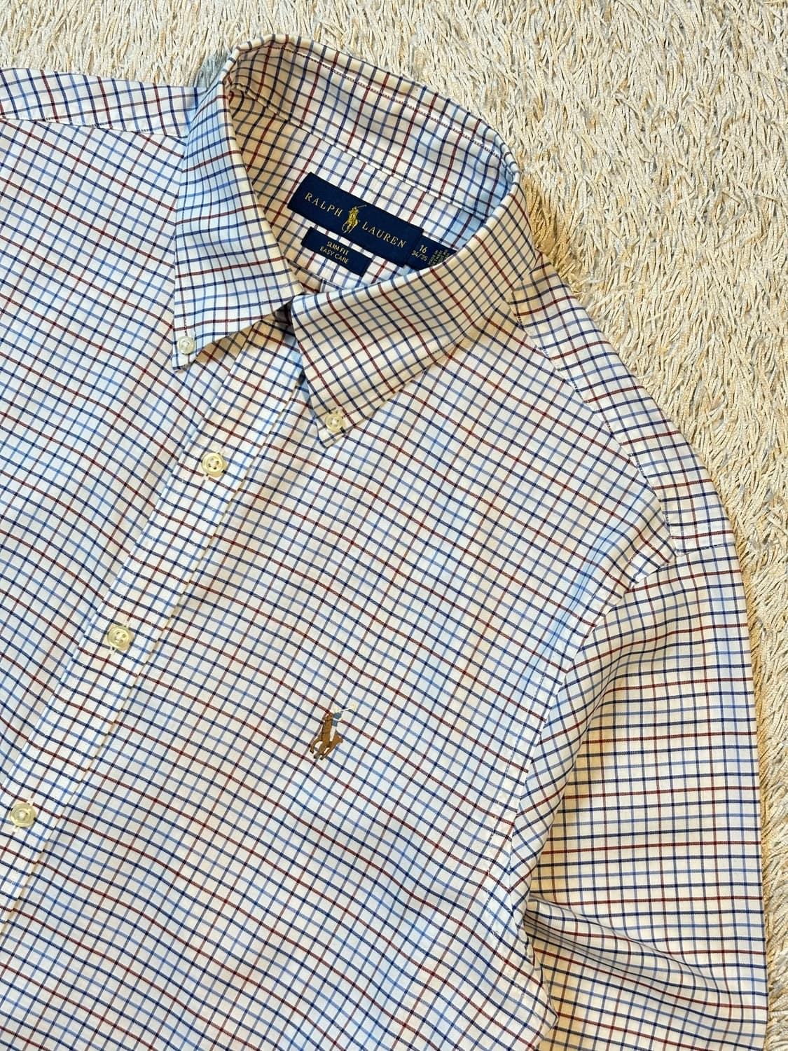 폴로 랄프로렌 신형 슬림핏 멀티포니 체크셔츠 16 상품이미지2
