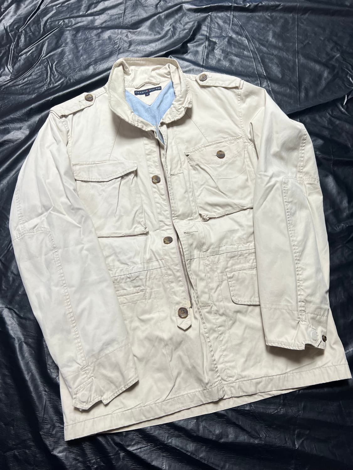 타미힐피거 아이보리 야상 자켓 M 상품이미지1