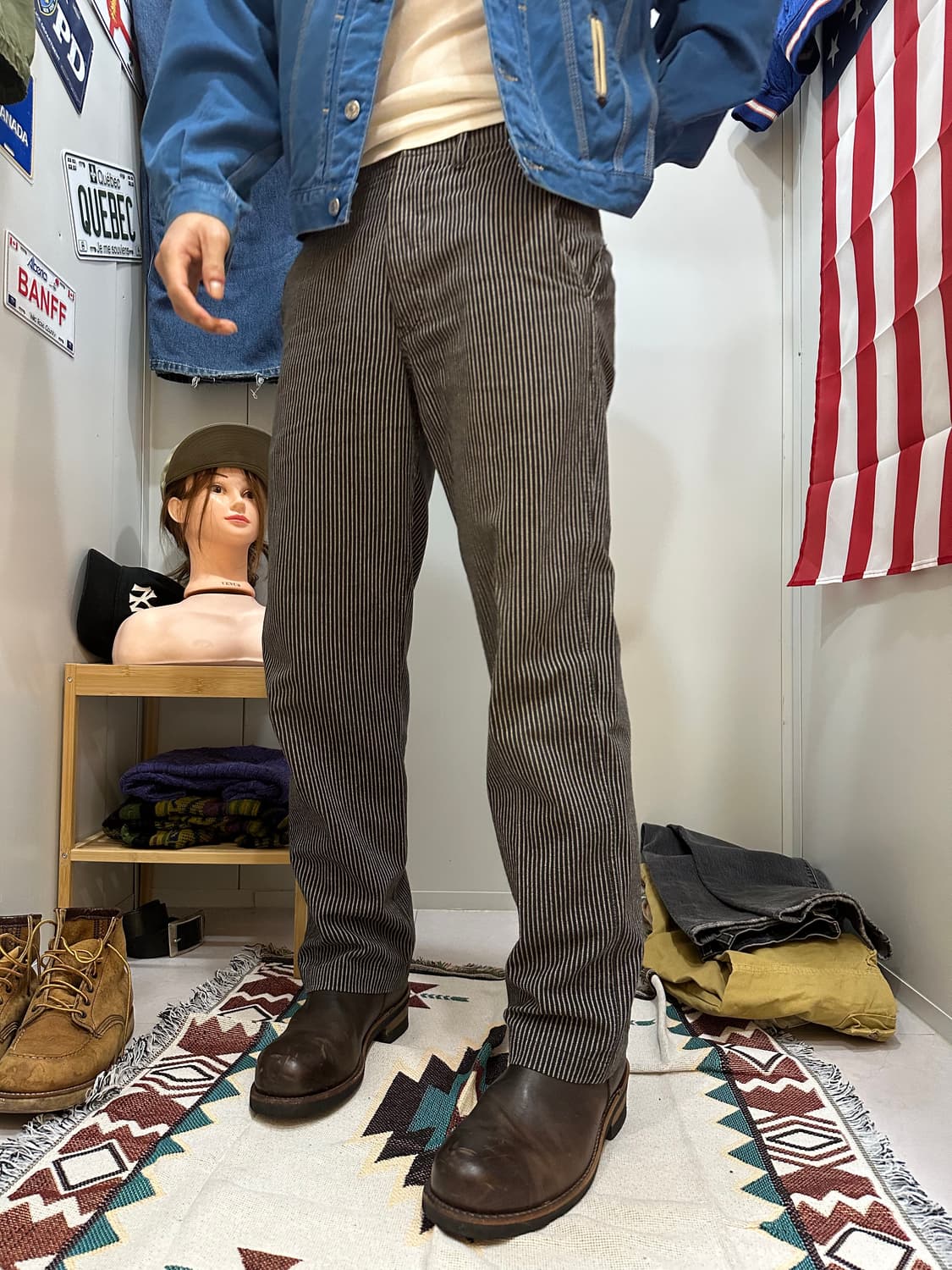 full count 러기드 코튼 히코리 팬츠 상품이미지6