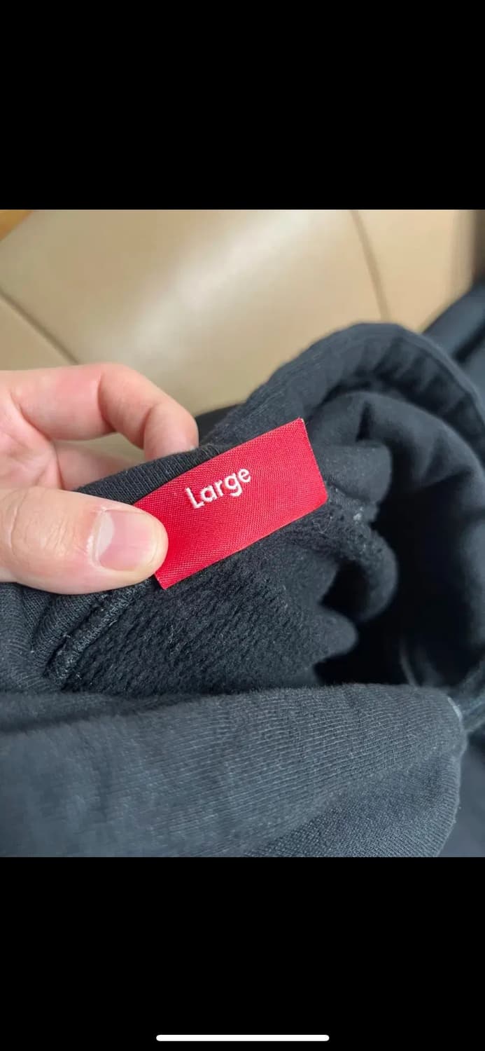 [L] 슈프림 후디 블랙 판매 상품이미지3