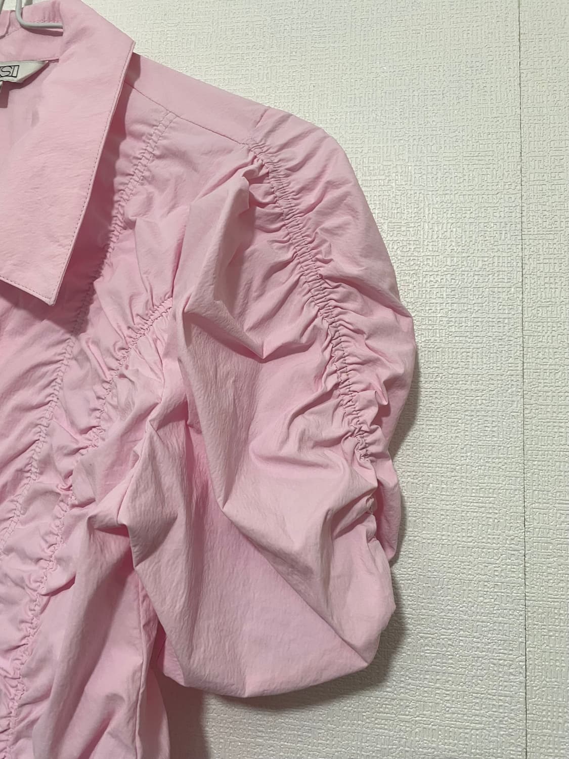 에고이스트 셔링 포인트 슬림 투웨이 집업 블라우스 25SS 상품이미지6