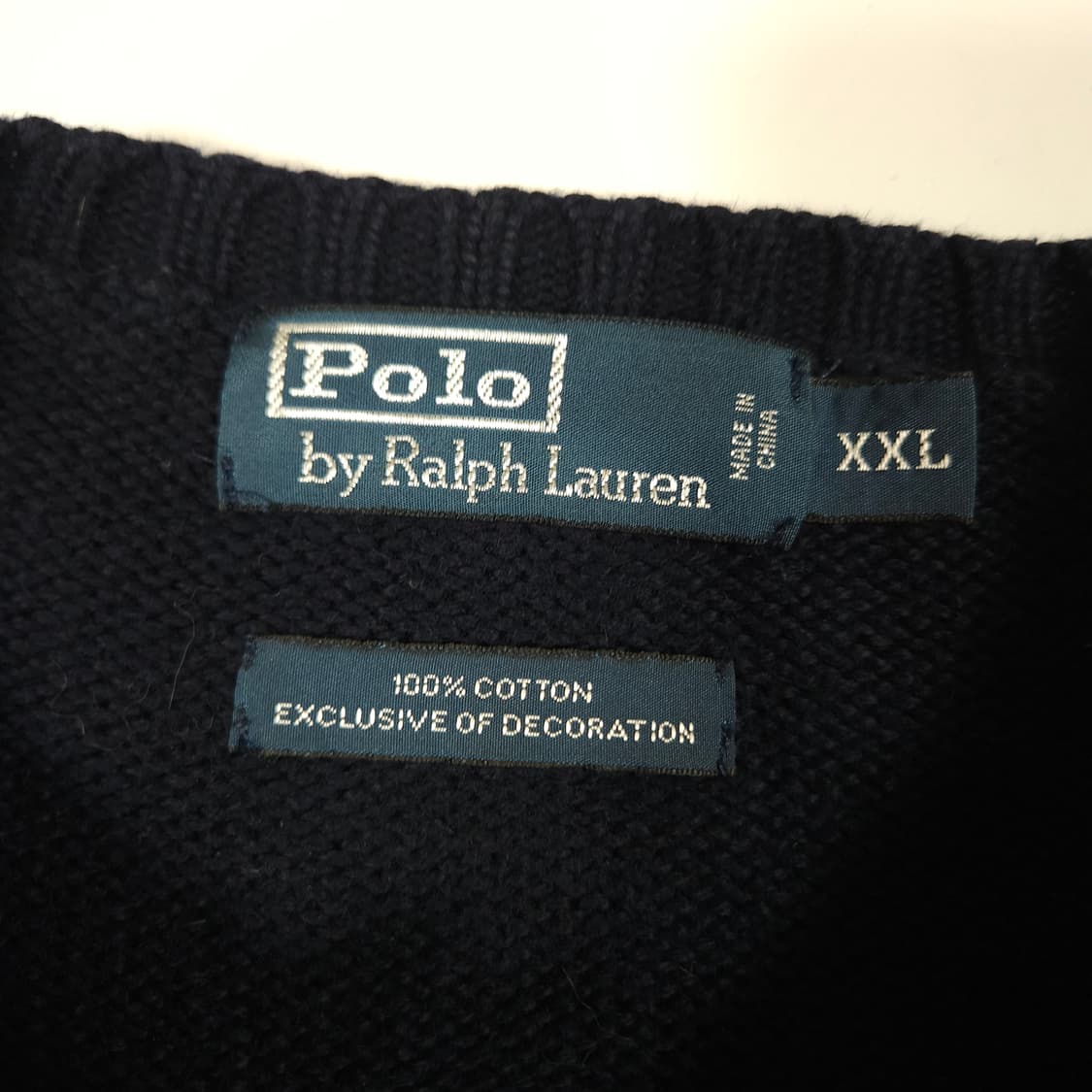 폴로 랄프로렌 네이비 오버핏 니트 상품이미지3