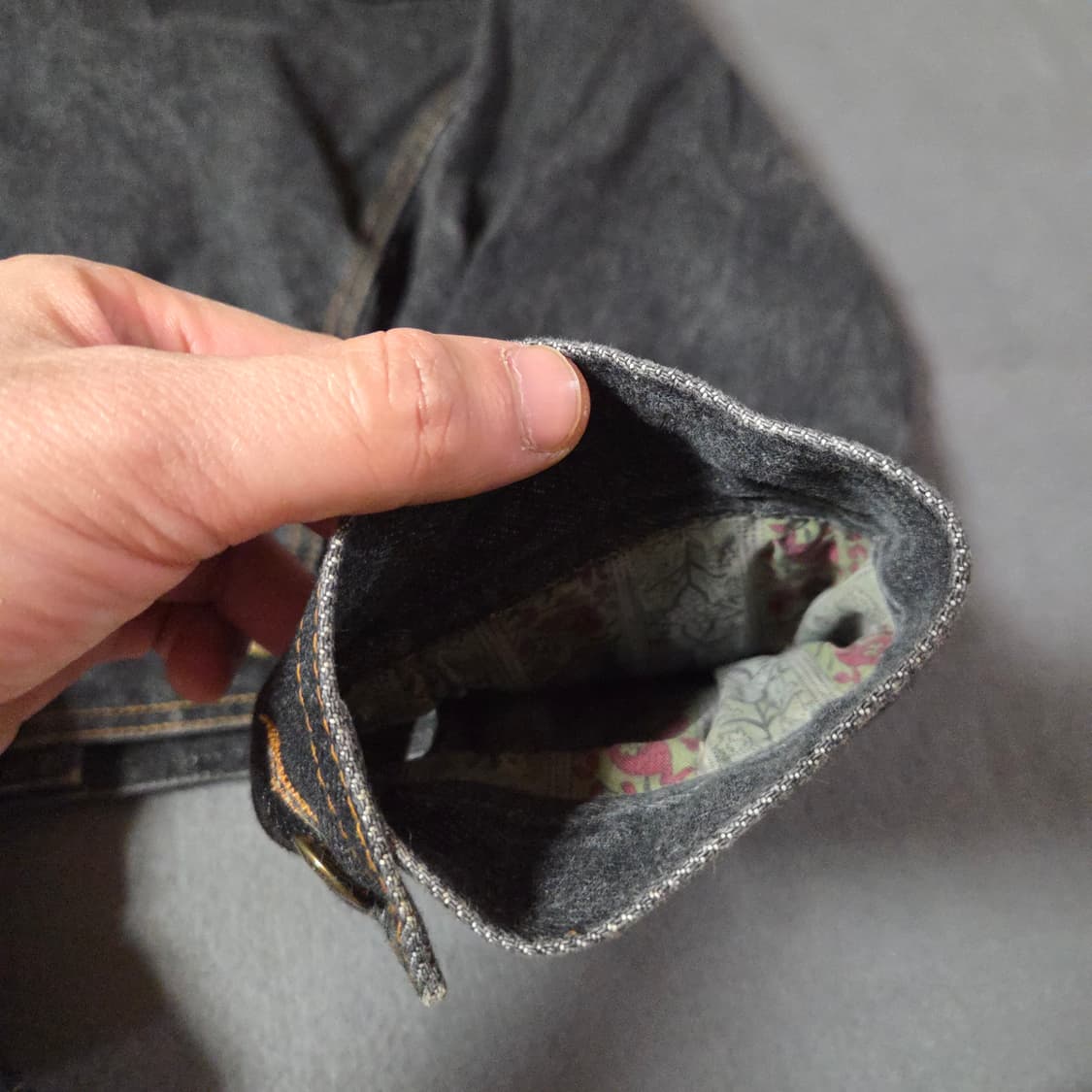 FANATIK 오버사이즈 크롭 데님 트러커 자켓 상품이미지8