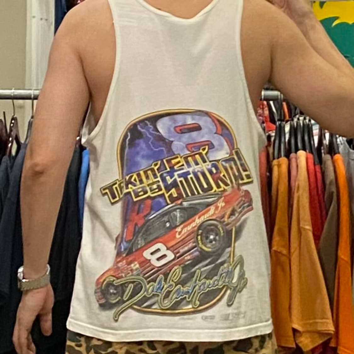 레어 90s USA 나스카 레이싱 나시티 상품이미지2