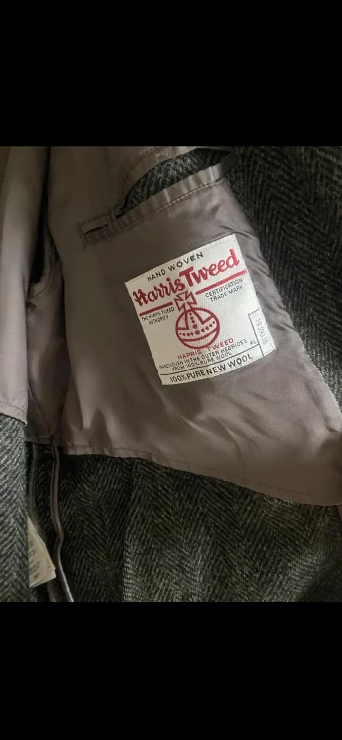 Rrl 더블알엘 해리스트위드 울 발마칸 코트 상품이미지4