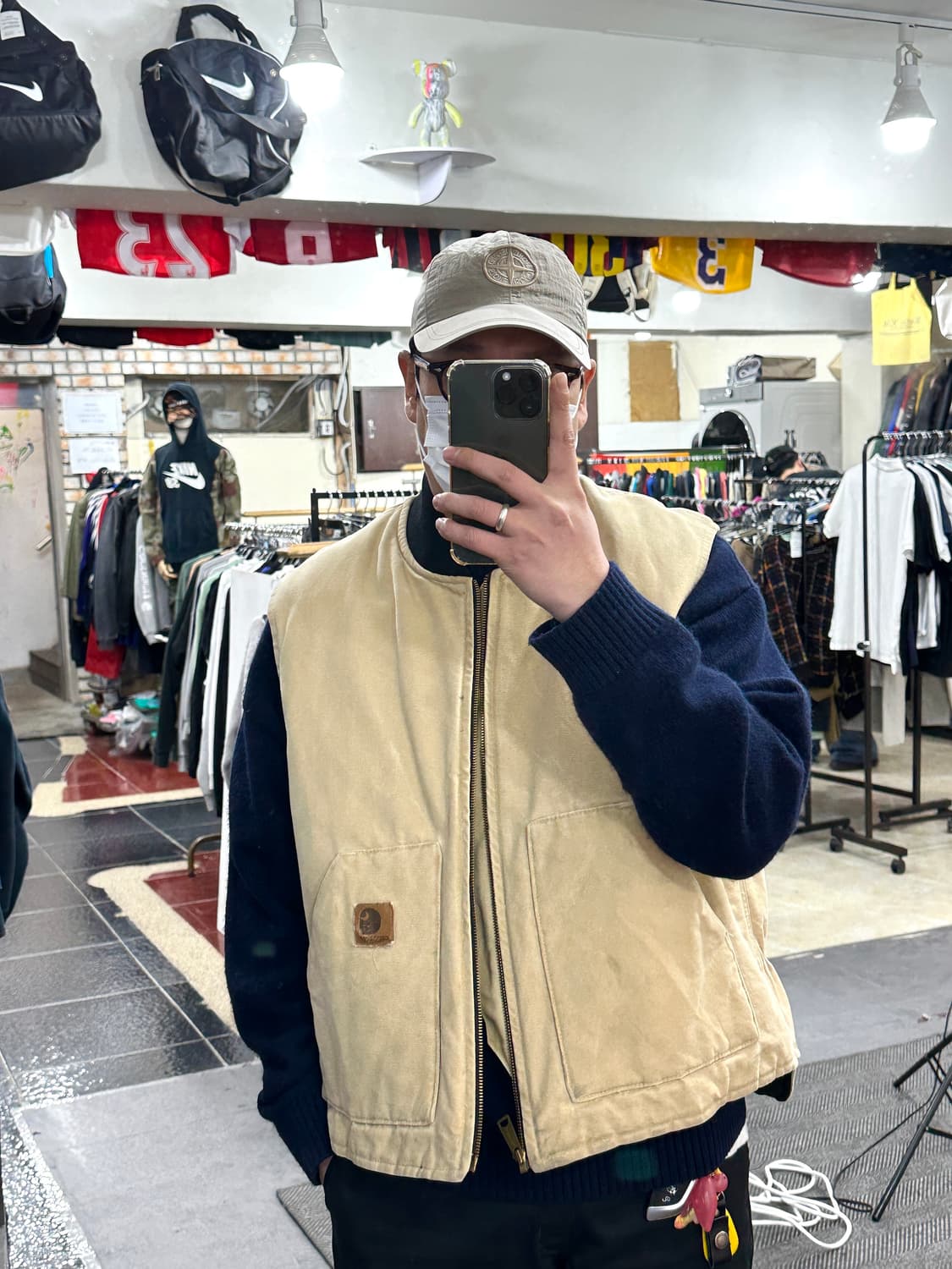 칼하트 덕 캔버스 퀄팅안감 베스트 2XL 상품이미지5