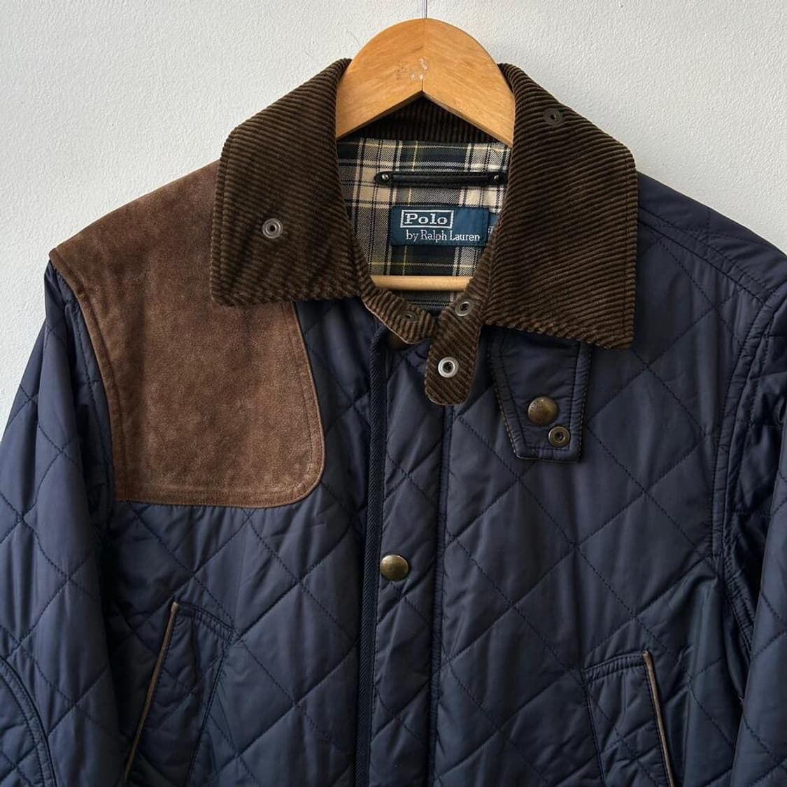 10415 - 폴로 랄프로렌 네이비 퀄팅 자켓 상품이미지2