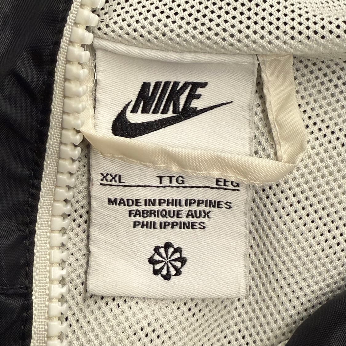[정품/XXL] 나이키 바람막이 블랙 아이보리 후드 집업 b15 상품이미지5