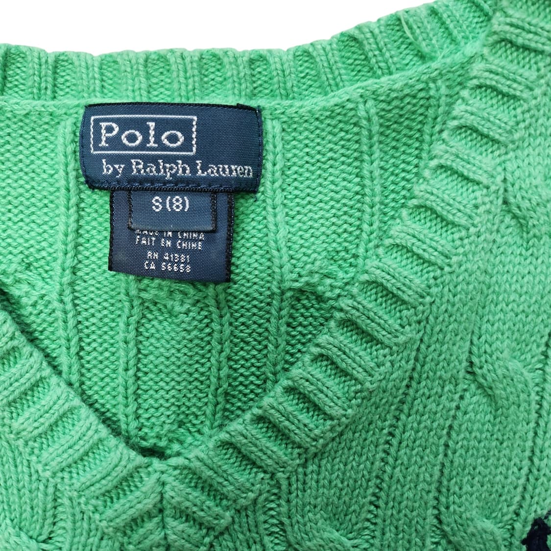 폴로 니트 조끼 상품이미지2