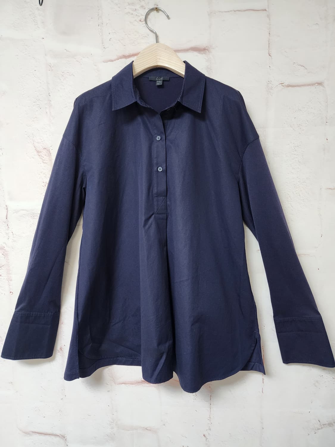 COS 코스 네이비 블라우스 셔츠 상품이미지2