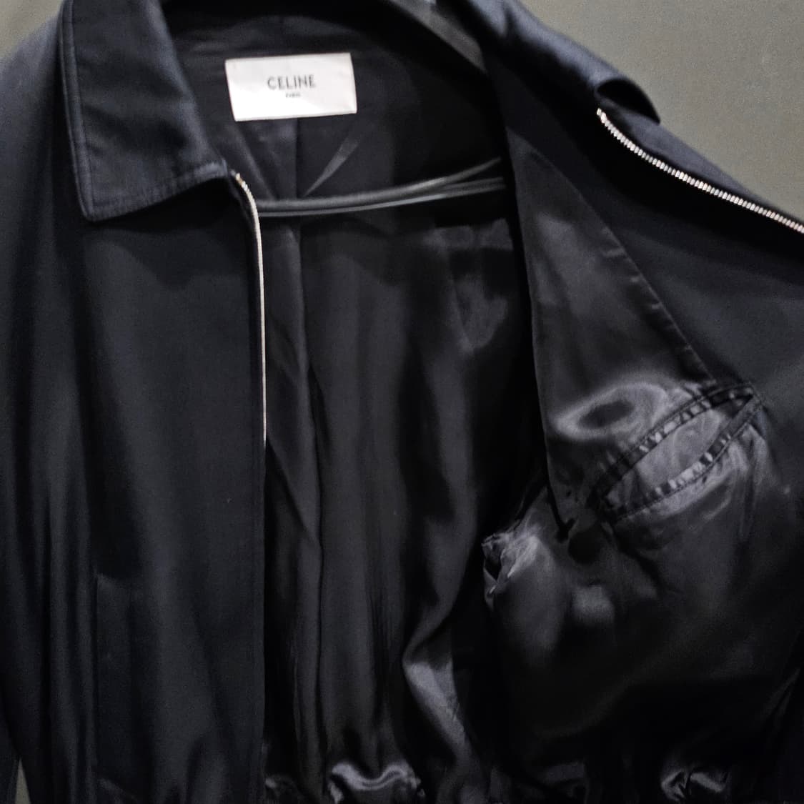 셀린느 스몰로고 레이온 트윌 트리오페 자켓 상품이미지5