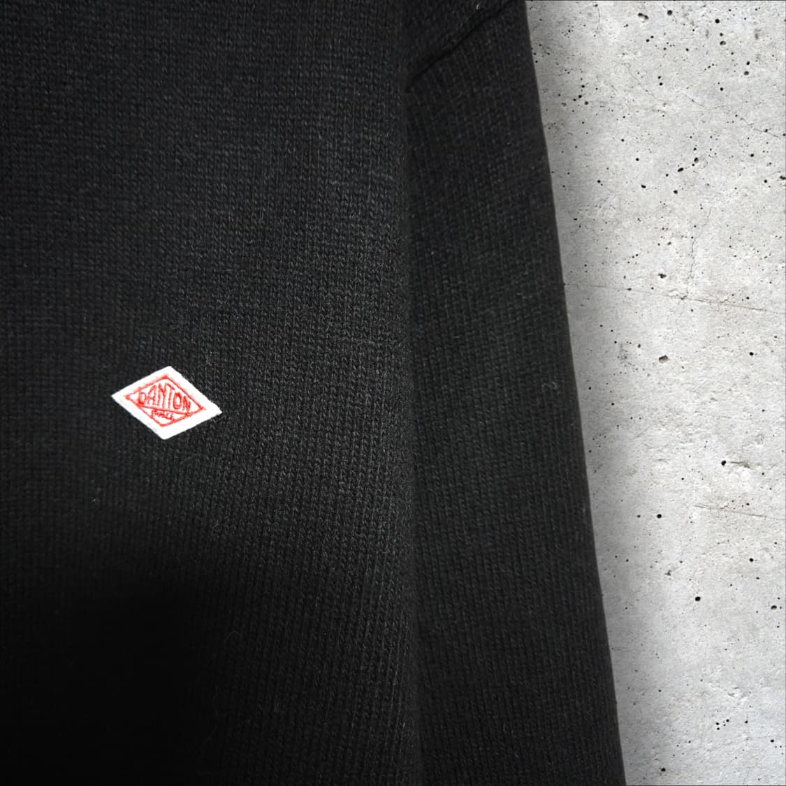 단톤 크루넥 니트 가디건 블랙 (95/M) 상품이미지4