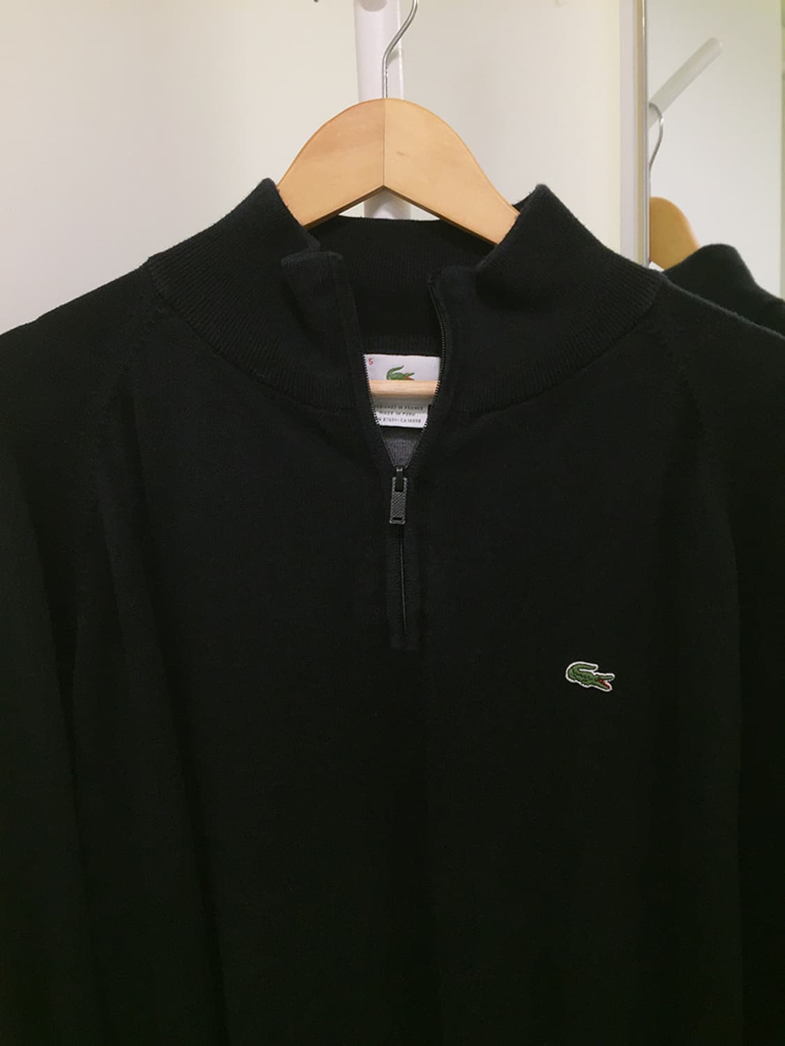 공용 라코스테 하프 니트집업 100 상품이미지4
