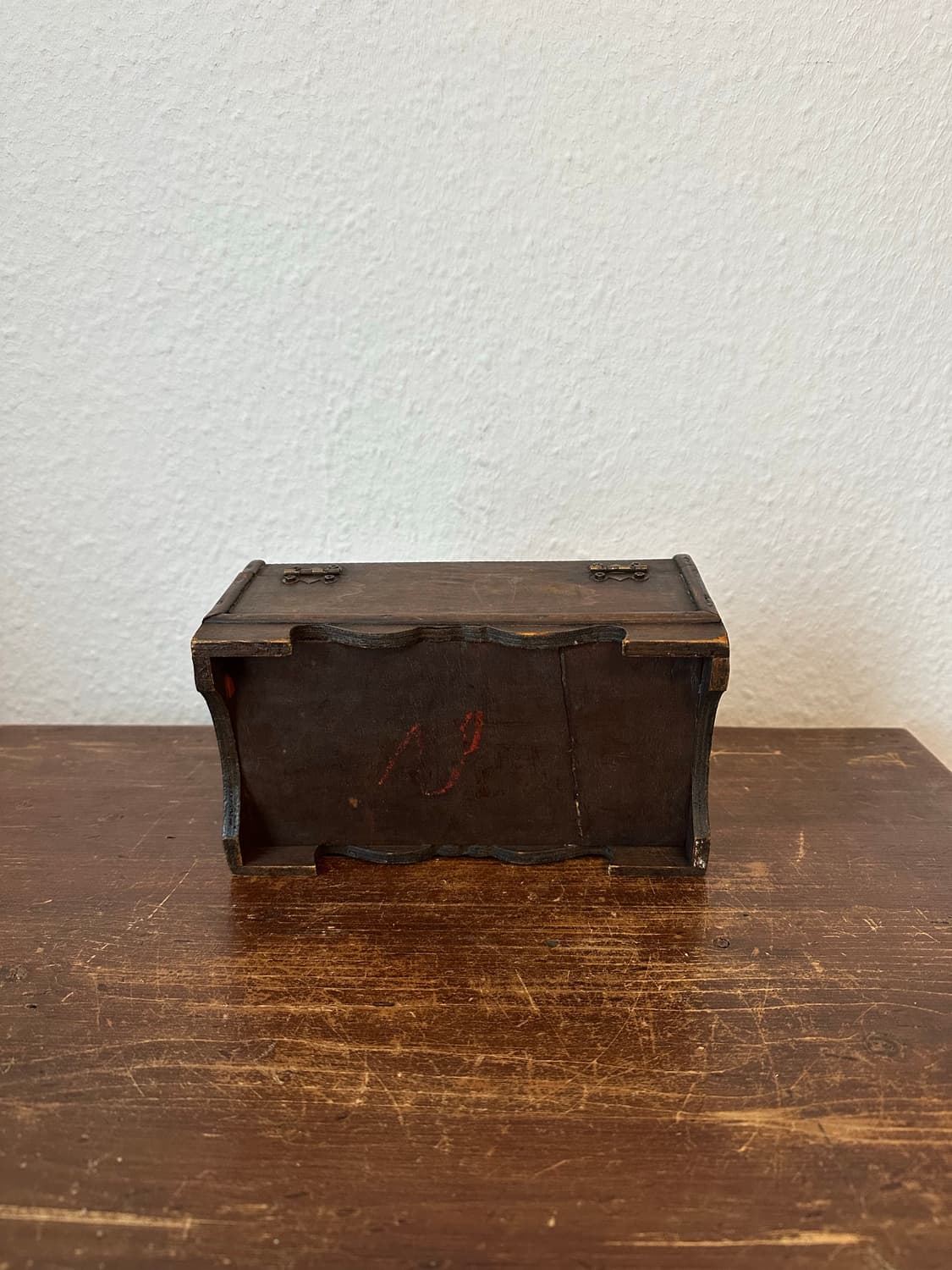 독일)빈티지 잠금 우드함 상품이미지4